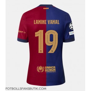 Barcelona Lamine Yamal #19 Replika Hemmatröja 2024-25 Kortärmad